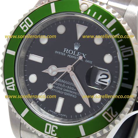 rolex submariner ghiera verde 50 anniversario|Rolex Submariner Date Ghiera Verde .